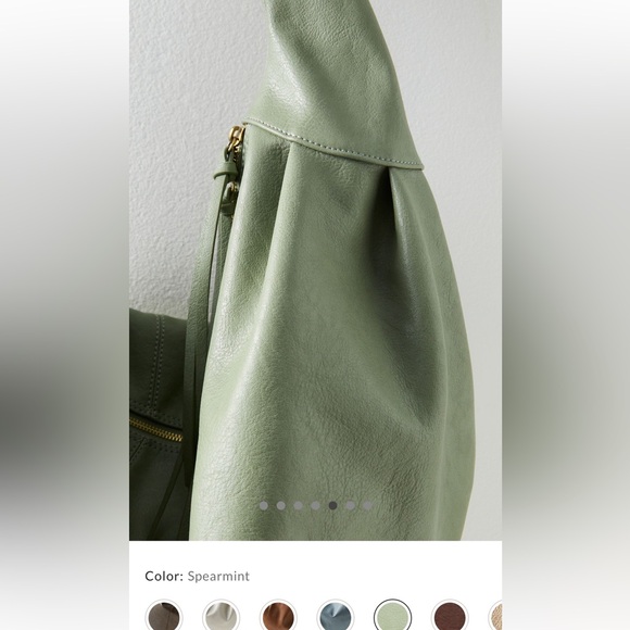 Free People Slouchy Carry All Spearmint - Picture 9 of 13